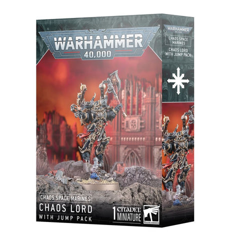 Warhammer 40k CHAOS LORD with JUMP PACK