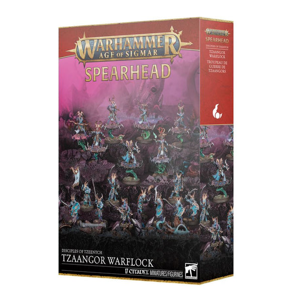 AOS; SPEARHEAD; Tzaangor Warflock / FER DE LANCE; Troupeau de Guerre de Tzaangors