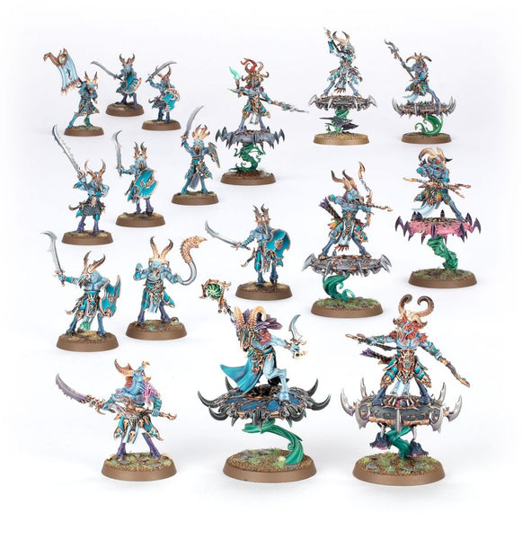 AOS; SPEARHEAD; Tzaangor Warflock / FER DE LANCE; Troupeau de Guerre de Tzaangors