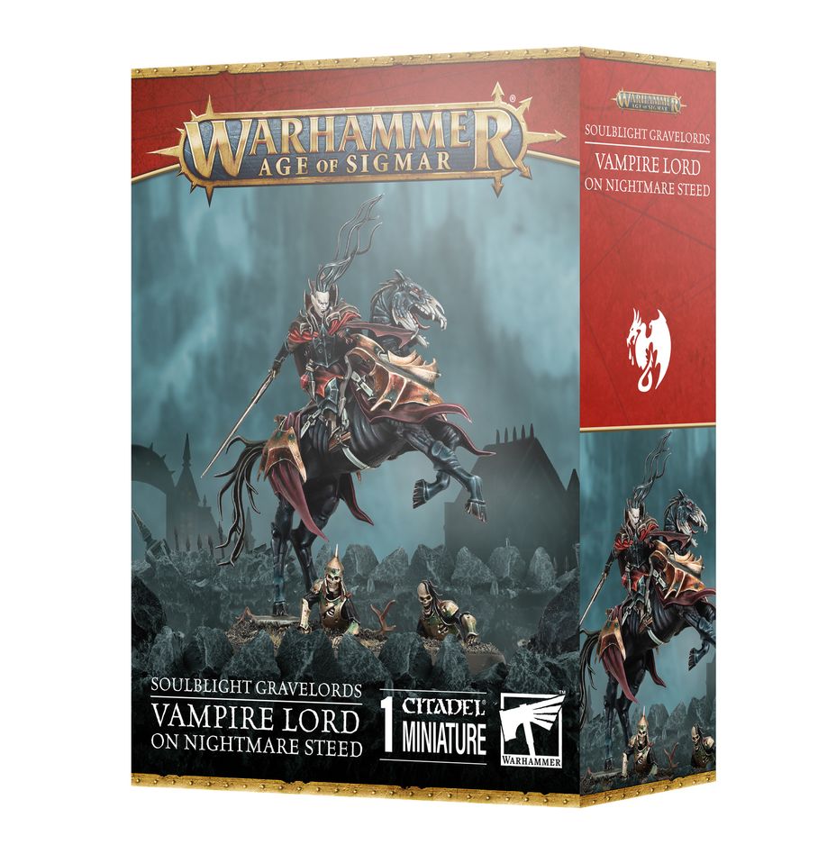 AGE OF SIGMAR 4.0; VAMPIRE LORD on NIGHTMARE STEED