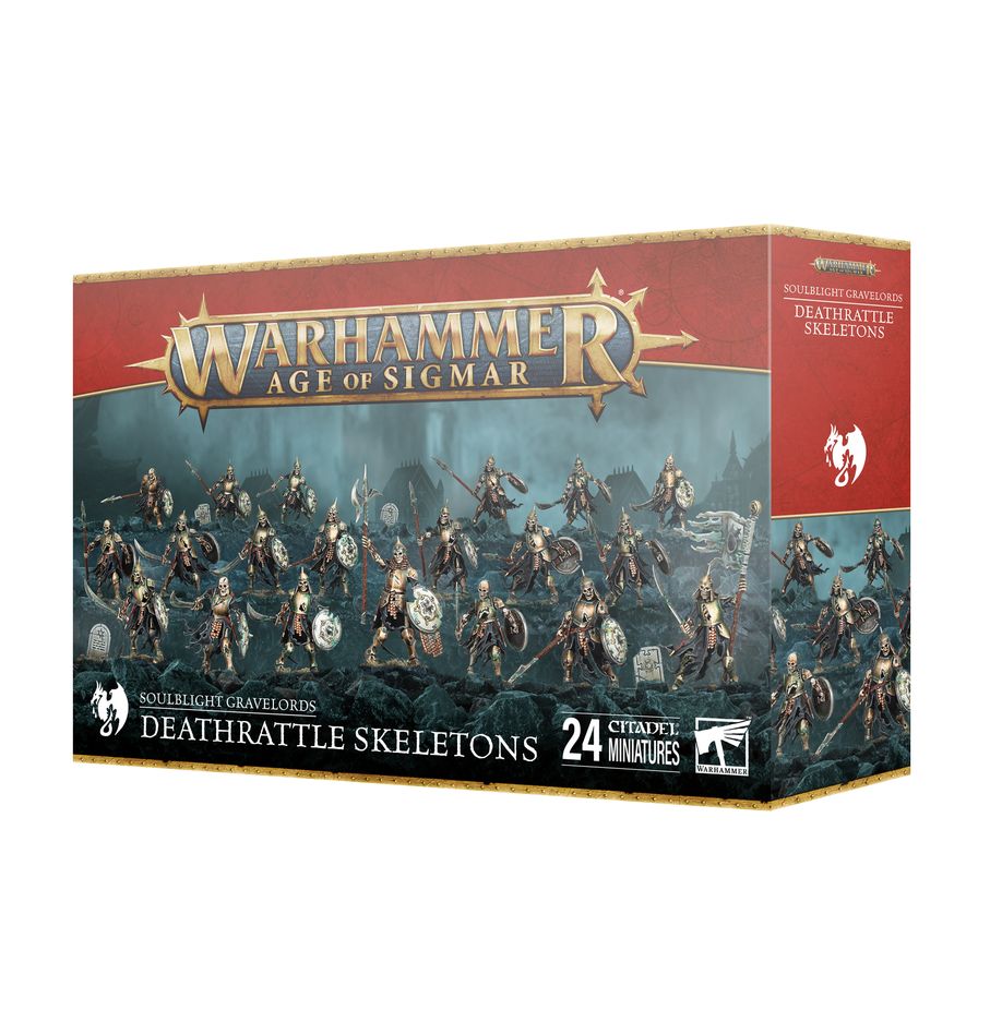 AGE OF SIGMAR 4.0; DEATHRATTLE SKELETON