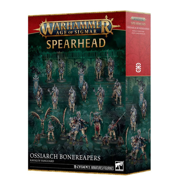 AOS; SPEARHEAD ~ Ossiarch BoneReapers: Kavalos Vanguard / FER DE LANCE ~ Collecteurs Ossiarques: Avant-Guarde Kavalos