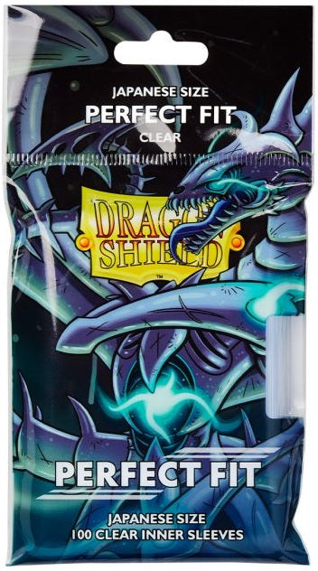 DRAGON SHIELD SLEEVES ~ PERFECT FIT CLEAR 100CT ''JAPANESE SIZE''