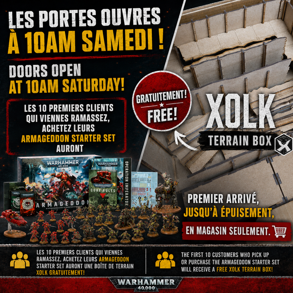 WARHAMMER 40000: ARMAGEDDON box set (Édition Anglaise)