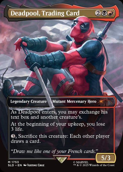MTG SECRET LAIR MARVEL deadpool non foil 2025-04-25