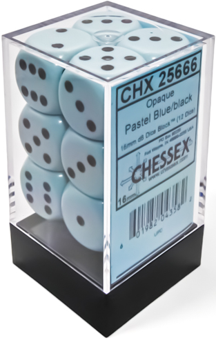 CHESSEX : Briques 12d6 - OPAQUE