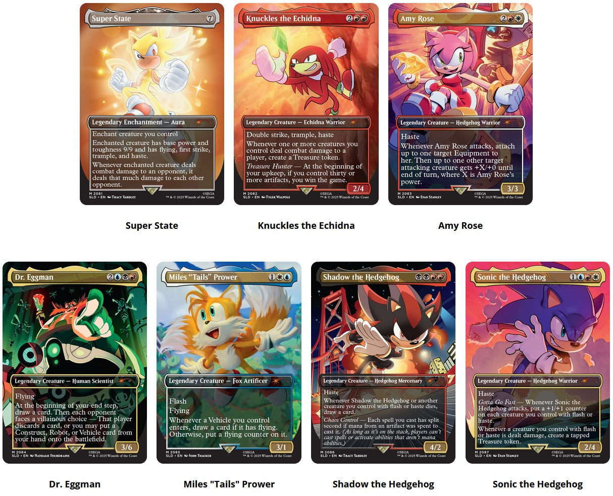 MTG SECRET LAIR SONIC LEGENDS, WPN EXCLUSIVE (2025-08-21)