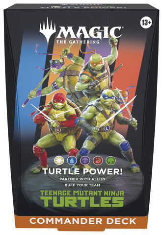 MTG TEENAGE MUTANT NINJA TURTLES commander deck (March 6th 2026)