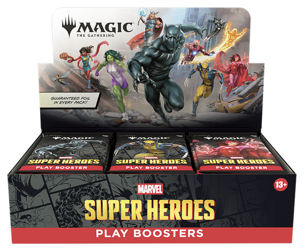 MTG SUPER HEROES play booster (June 19th 2026)