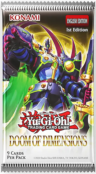 YuGiOh! BOX ~ DOOM OF DIMENSIONS (September 24th 2025)
