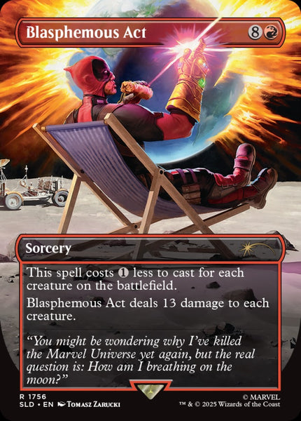 MTG SECRET LAIR MARVEL deadpool non foil 2025-04-25