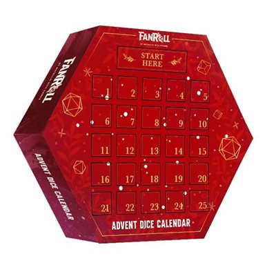 FAN ROLL - ADVENT DICE CALENDAR