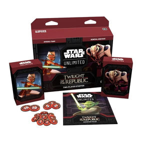 STAR WARS UNLIMITED - two player starter TWILIGHT of the REPUBLIC --november 8th 2024