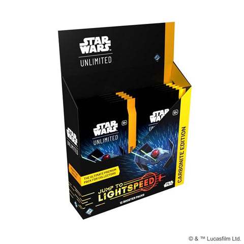 STAR WARS UNLIMITED - carbonite booster box (12 packs) JUMP TO LIGHTSPEED