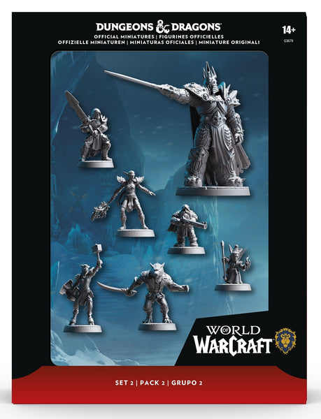 DND RPG MINIS WORLD OF WARCRAFT ALLIANCE & HORDE PACK --preorder
