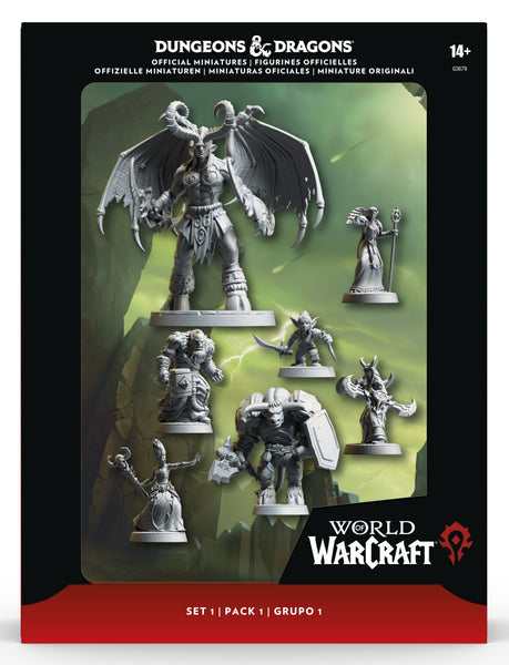 DND RPG MINIS WORLD OF WARCRAFT ALLIANCE & HORDE PACK --preorder