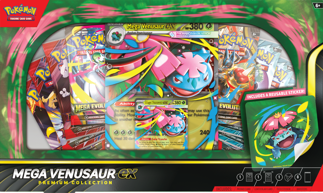 POKEMON MEGA VENUSAUR EX PREMIUM COLLECTION } 2025-12-05