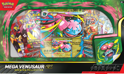 POKEMON MEGA VENUSAUR EX PREMIUM COLLECTION } 2025-12-05