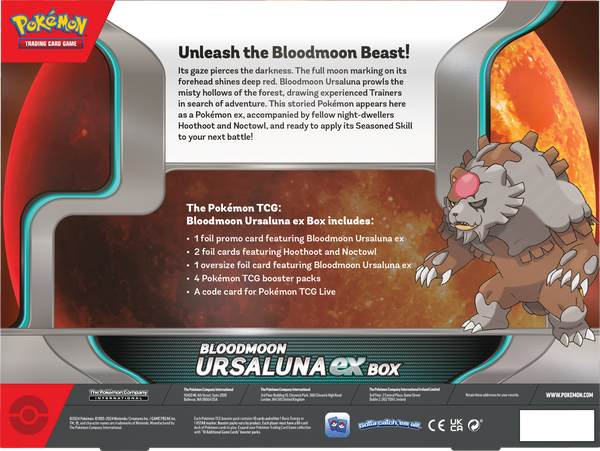 POKEMON BLOODMOON URSALUNA EX BOX