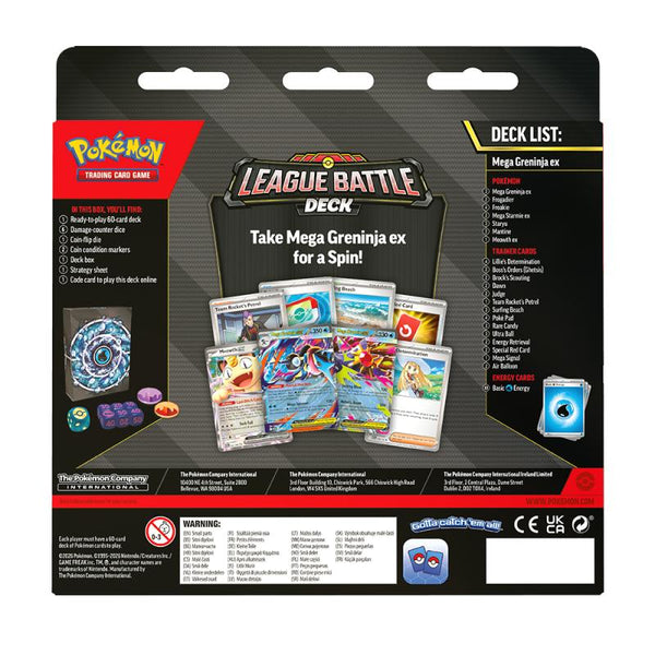 POKEMON LEAGUE BATTLE DECK MEGA GRENINJA EX (2026-11-13)
