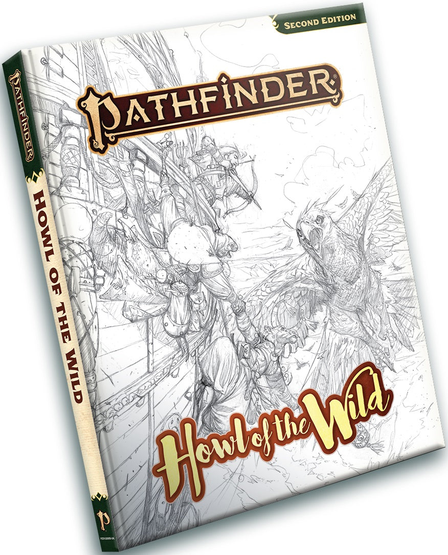 PATHFINDER 2E HOWL OF THE WILD SKETCH COVER HC (June 2024)