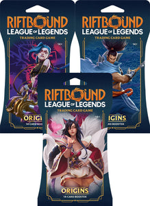 RIFTBOUND LEAGUE OF LEGENDS TCG, ORIGINS BOOSTERS – Jeux AZ Games
