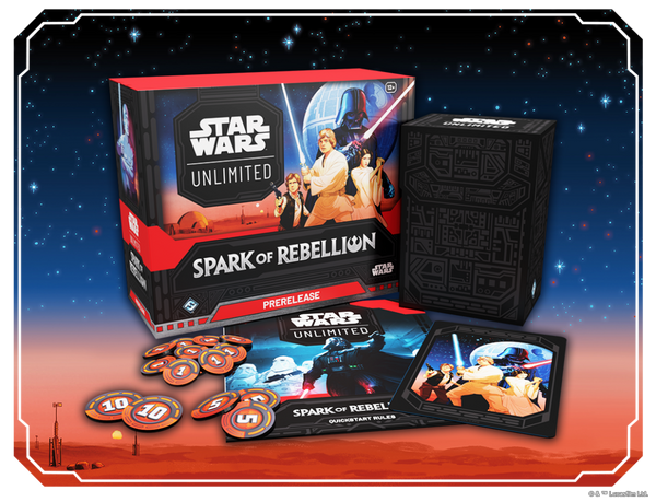 STAR WARS UNLIMITED - booster box (24 packs) SPARK OF REBELLION