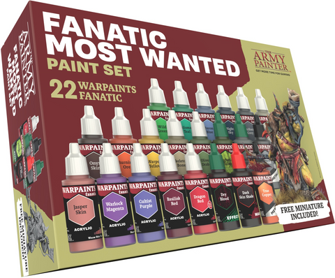 ARMY PAINTER; FANATIC FANATIC MOST WANTED PAINT SET