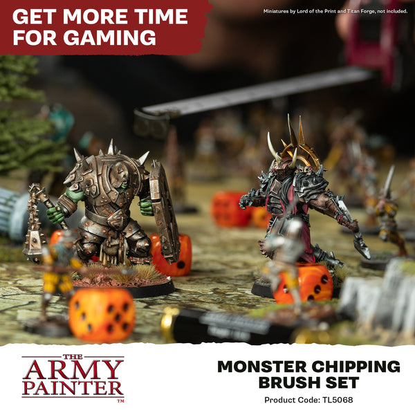 ARMY PAINTER; WARGAMERS MONSTER CHIPPING BRUSH SET