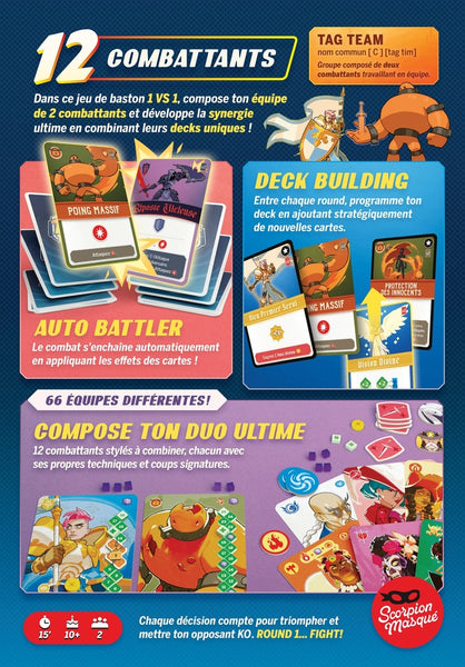 TAG TEAM arcade fighting games (Version française)