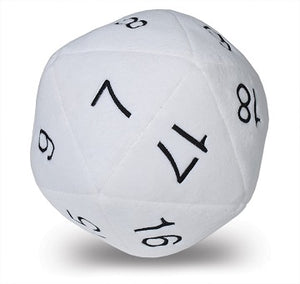 DICE PLUSH JUMBO 10" D20