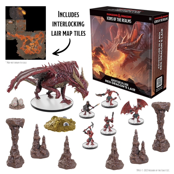 DND ICONS ADVENTURE RED DRAGON'S LAIR