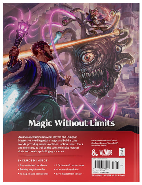 DND RPG ARCANA UNLEASHED HC --ENGLISH EDITION (2026-09-01)