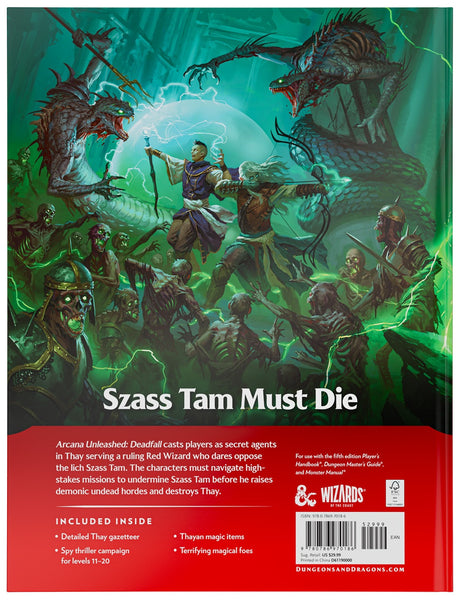 DND RPG ARCANA UNLEASHED DEADFALL HC --ENGLISH EDITION (2026-09-01)
