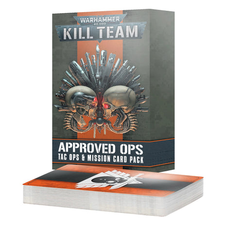 40K; Kill Team - APPROVED OPS tac ops & mission card pack