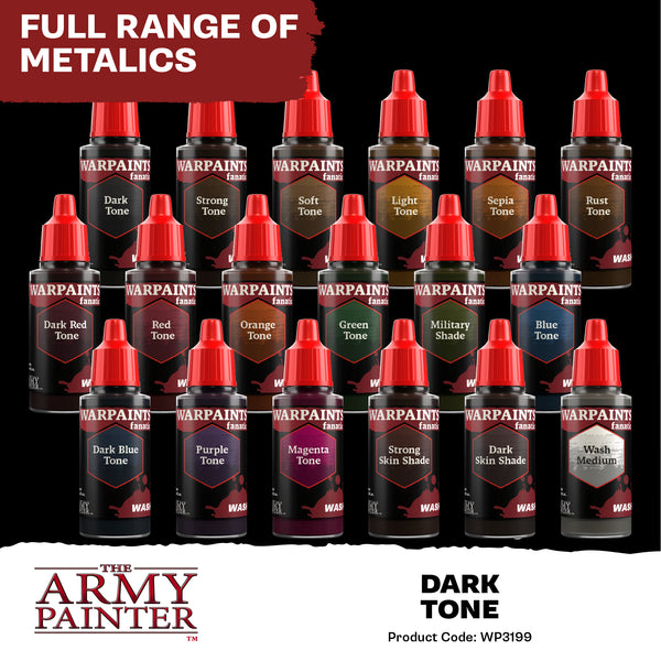 WARPAINTS: FANATIC METALLICS & WASHES 18ml