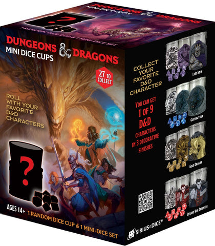 DND MINI DICE CUPS