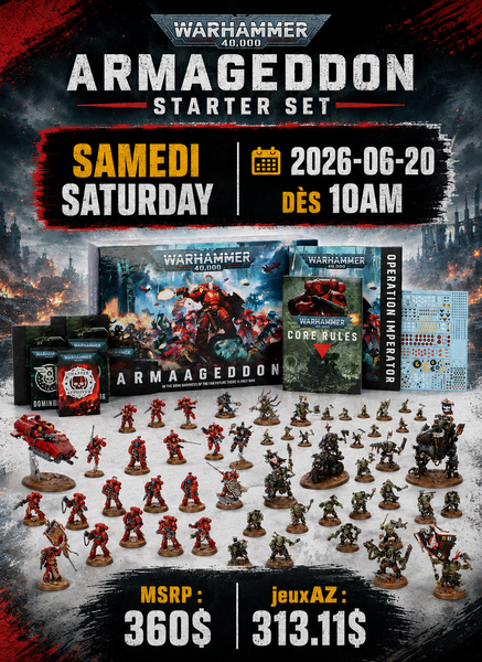 WARHAMMER 40000: ARMAGEDDON box set (Édition Anglaise)