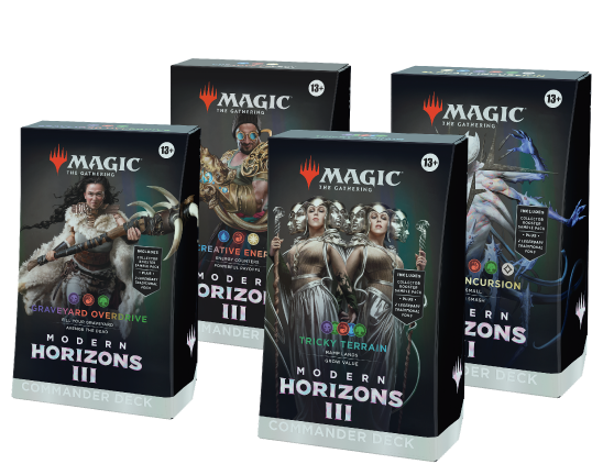 MTG Modern Horizons 3 - Commander Case ''all 4 decks'' (June 7th 2024)