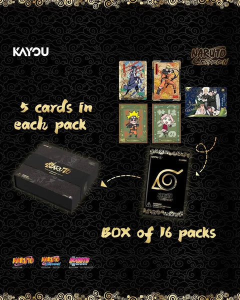 Naruto Smriti Collectible Trading Cards Premium Collector Box - Ninja Age