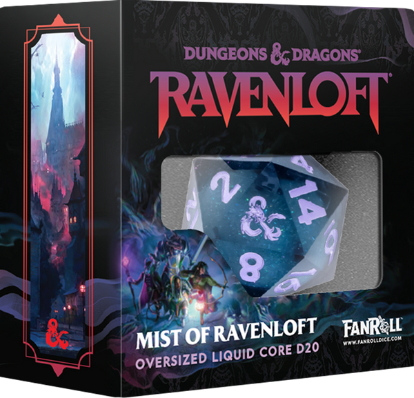 Sirius Dice ~ Mists of Ravenloft Oversized Liquid Core D20