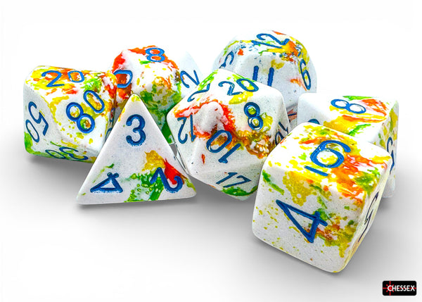 CHESSEX: 7 dés polyédriques PREMIUM