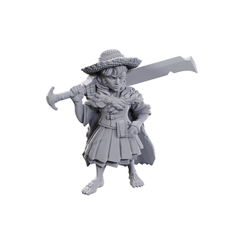 PF UNPAINTED MINIS WV23 FEMALE HALFLING MAGUS LOW-LEVEL