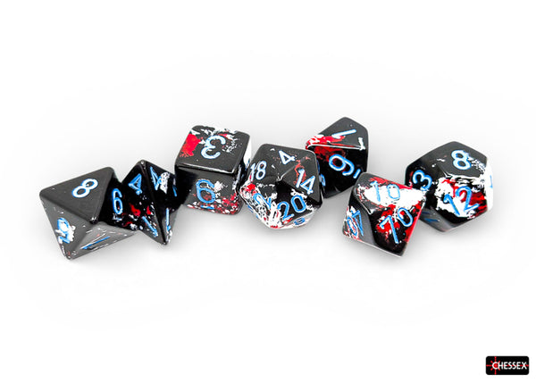 CHESSEX: 7 dés polyédriques PREMIUM