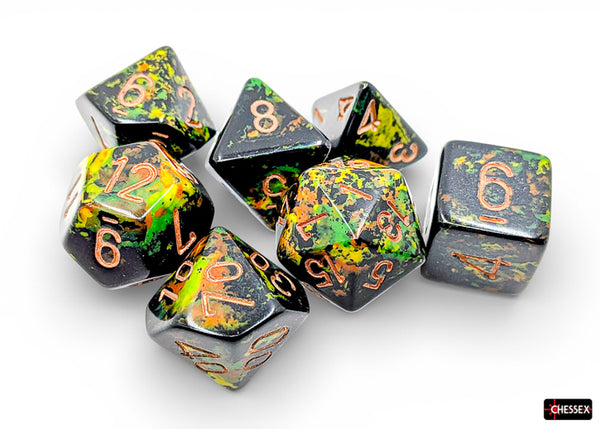 CHESSEX: 7 dés polyédriques PREMIUM