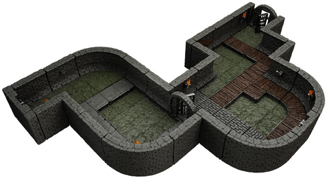 WARLOCK TILES: 1" CITY SEWERS CORE SET