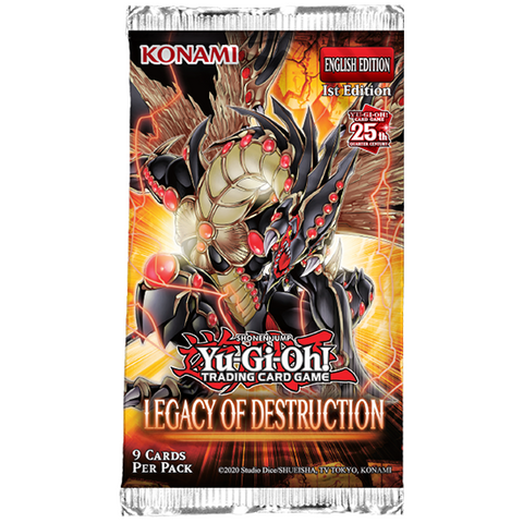 YuGiOh! PACK ~ LEGACY OF DESTRUCTION (1st EDITION)