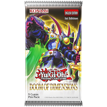YuGiOh! PACK ~ DOOM OF DIMENSIONS (1st edition)