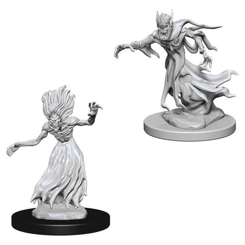 DND UNPAINTED MINIS WV3 WRAITH AND SPECTER