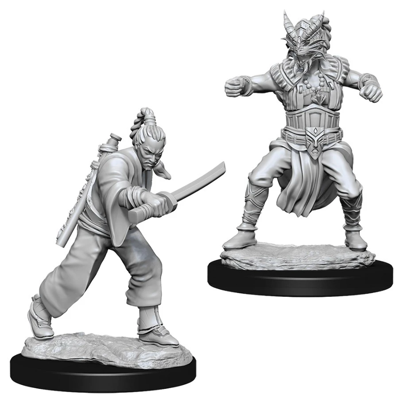 DND UNPAINTED MINIS WV8 MALE HUMAN MONK